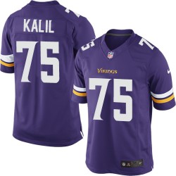 Matt Kalil Minnesota Vikings Nike Limited Purple Home Jersey