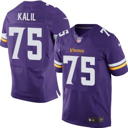 Matt Kalil Minnesota Vikings Nike Elite Purple Home Jersey