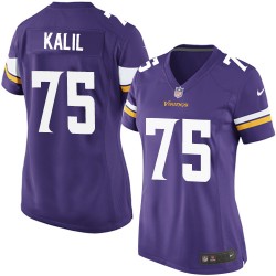 Women's Matt Kalil Minnesota Vikings Nike Game Purple Home Jersey