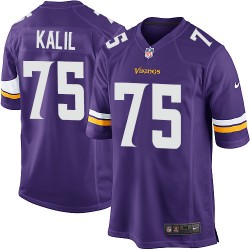 Youth Matt Kalil Minnesota Vikings Nike Elite Purple Home Jersey