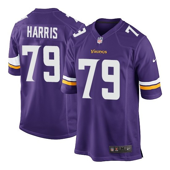 Michael Harris Minnesota Vikings Nike Game Purple Home Jersey
