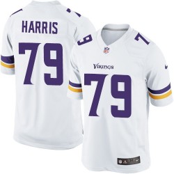 Michael Harris Minnesota Vikings Nike Limited White Road Jersey