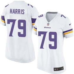 Women's Michael Harris Minnesota Vikings Nike Elite White Road Jersey