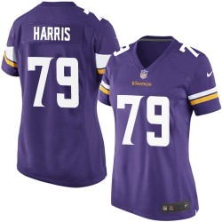 Women's Michael Harris Minnesota Vikings Nike Game Purple Home Jersey
