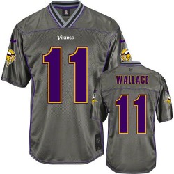 Mike Wallace Minnesota Vikings Nike Limited Grey Vapor Jersey