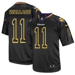 Mike Wallace Minnesota Vikings Nike Elite Lights Out Black Jersey