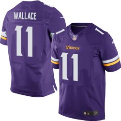 Mike Wallace Minnesota Vikings Nike Elite Purple Home Jersey