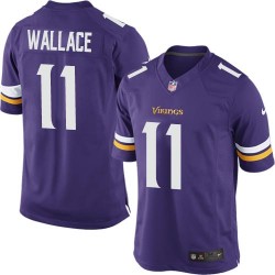 Mike Wallace Minnesota Vikings Nike Limited Purple Home Jersey