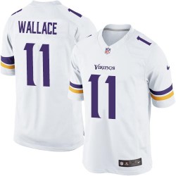 Mike Wallace Minnesota Vikings Nike Limited White Road Jersey