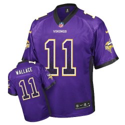 Mike Wallace Minnesota Vikings Nike Game Purple Drift Fashion Jersey