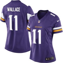Women's Mike Wallace Minnesota Vikings Nike Limited Purple Home Jersey