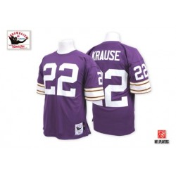 Paul Krause Minnesota Vikings Mitchell and Ness Authentic Purple Home Throwback Jersey